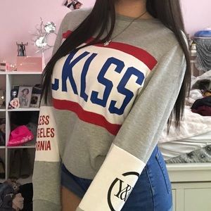 Young & Reckless red, white and blue crewneck✨